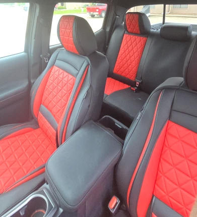 front and half of back seat