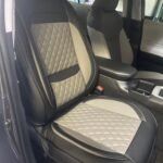 Beige and Black Seat